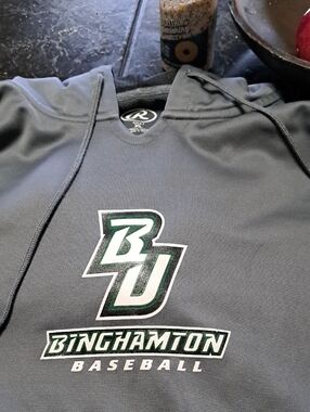 Rawlings Black Fleece Pullover with White Logo